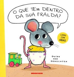 Livro o que tem dentro da sua fralda