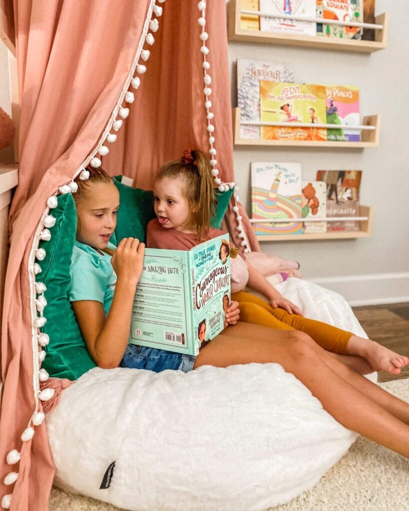 cantinho de leitura para incentivar a literatura infantil
